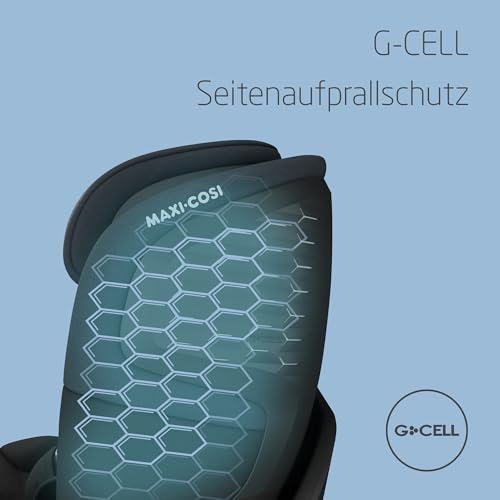 Maxi-Cosi Emerald 360 S i-Size, 360° Drehbarer Autositz, 0-12 Jahre, Tonal Black