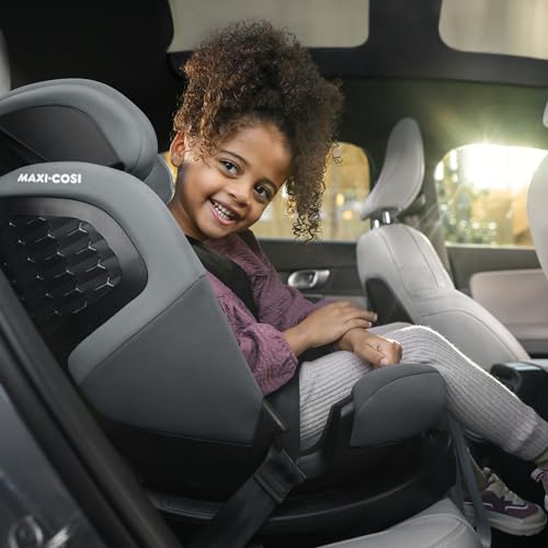 Maxi-Cosi Emerald 360 S i-Size, 360° Drehbarer Autositz, 0-12 Jahre, Tonal Black