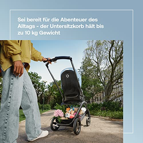 Bugaboo Dragonfly City-Kinderwagen, Kompakt, Einhändig Faltbar, Black