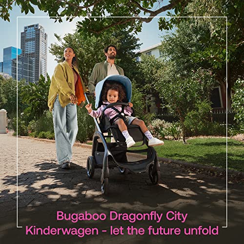 Bugaboo Dragonfly City-Kinderwagen, Kompakt, Einhändig Faltbar, Black