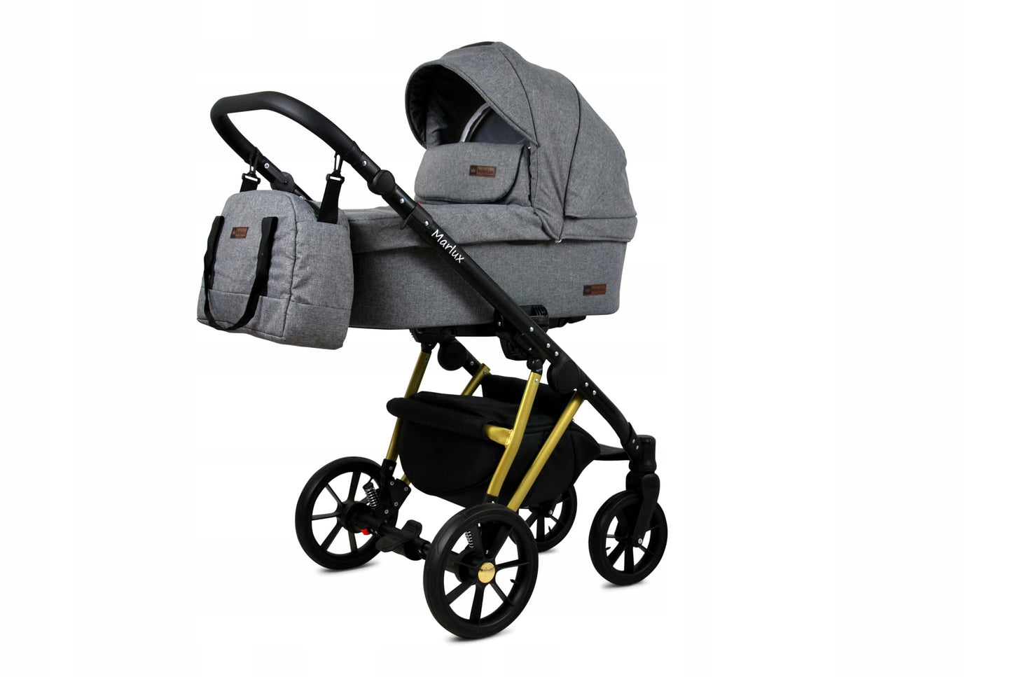 Baby Lux Bambimo 3in1 Kinderwagen Set, Babywanne, Buggy, Auto-Babyschale, Marlux Magnetic