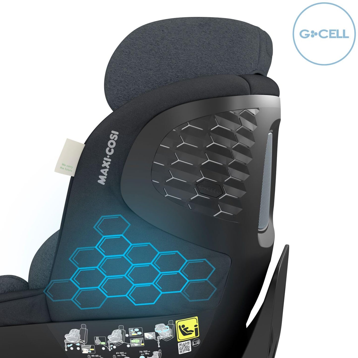 Maxi-Cosi Mica Pro Eco i-Size, 360° Kindersitz, ISOFIX, 0-4 Jahre, Graphite
