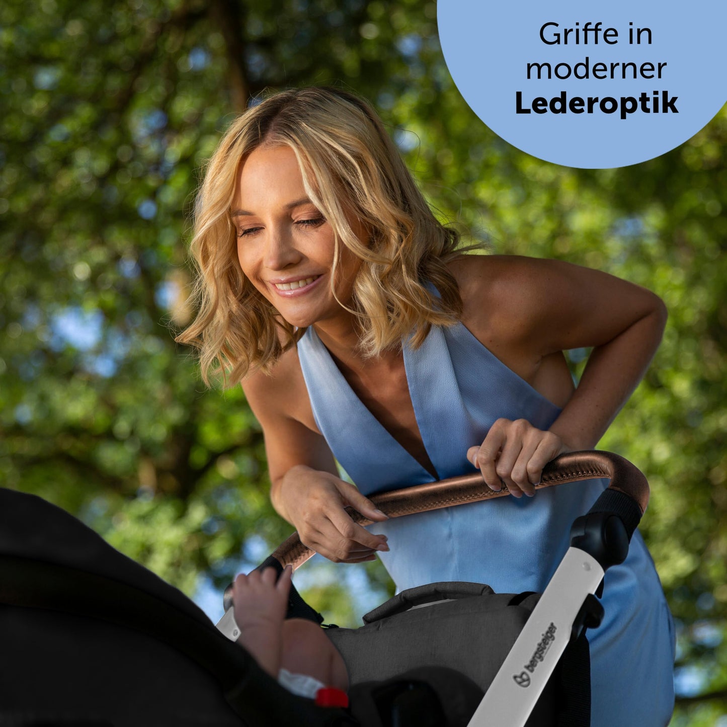 Bergsteiger Kinderwagen Lugo 3in1, Kombikinderwagen Set, Babyschale, Buggy, Isofix erhältlich