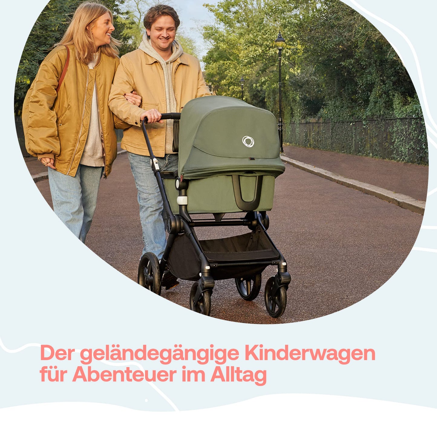Bugaboo Fox Cub Kinderwagen, Geländetauglich, Faltbar, Desert Beige