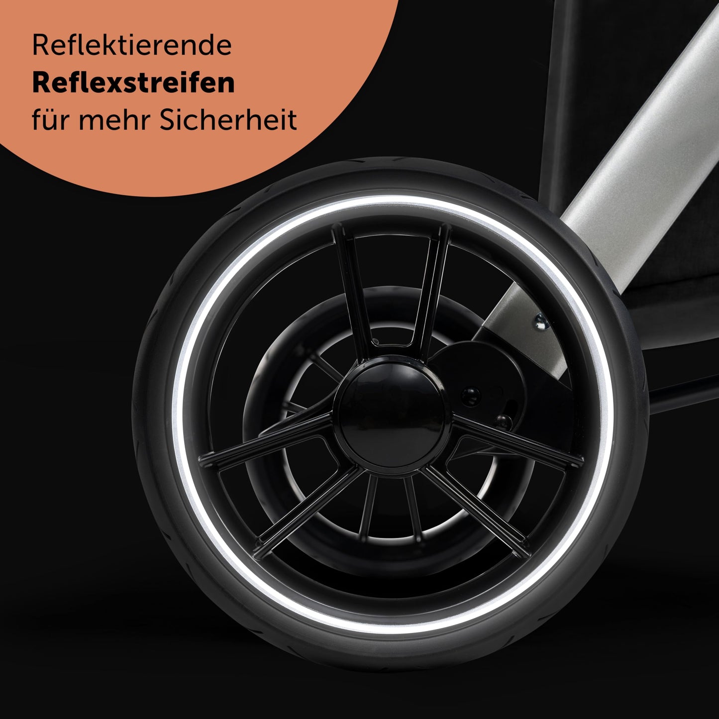 Bergsteiger Kinderwagen Lugo 3in1, Kombikinderwagen Set, Babyschale, Buggy, Isofix erhältlich
