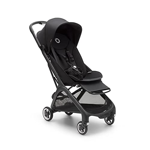 Bugaboo Butterfly, Ultrakompakter Reise-Kinderwagen, Einhändig Faltbar, Black