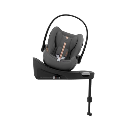 CYBEX Gold Cloud G i-Size Plus Babyschale, Ab Geburt bis 24 Monate, Lava Grey