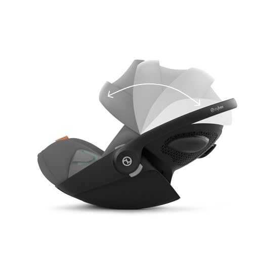 CYBEX Gold Cloud G i-Size Plus Babyschale, Ab Geburt bis 24 Monate, Lava Grey