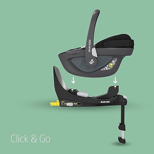 Maxi-Cosi FamilyFix 360 i-Size Basis, Pebble 360 & Pearl 360 Bundle, 0-4 Jahre, Black