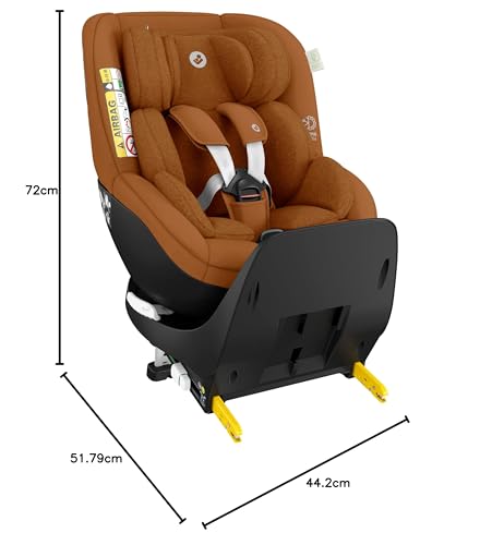 Maxi-Cosi Mica Pro Eco i-Size, 360° drehbarer Kindersitz, ISOFIX, 0-4 Jahre, Cognac