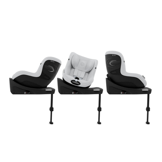 CYBEX Gold Sirona Gi i-Size, Kinder-Autositz inkl. Base, 3 Monate-4 Jahre, Fog Grey