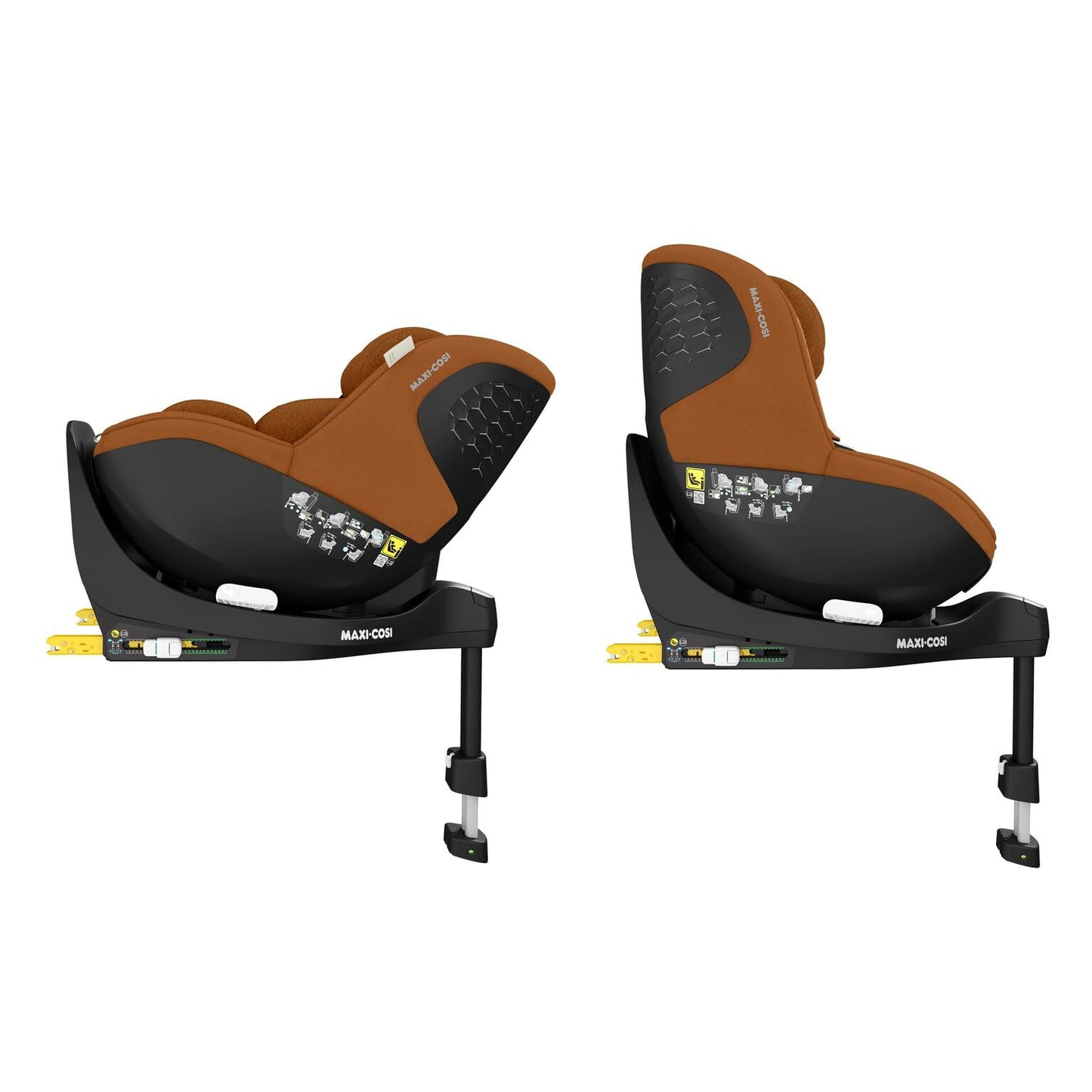 Maxi-Cosi Mica Pro Eco i-Size, 360° drehbarer Kindersitz, ISOFIX, 0-4 Jahre, Cognac