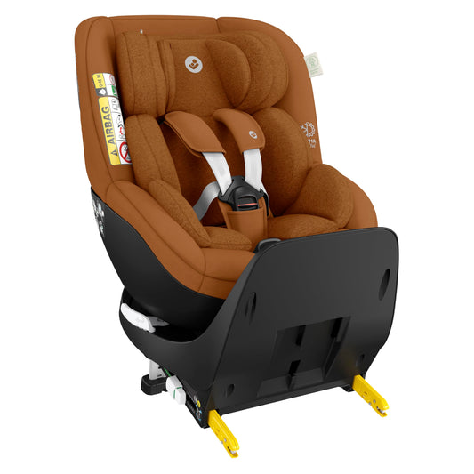 Maxi-Cosi Mica Pro Eco i-Size, 360° drehbarer Kindersitz, ISOFIX, 0-4 Jahre, Cognac